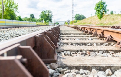 Rails et balastre