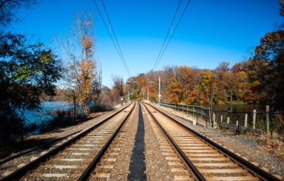 Rails et balastre