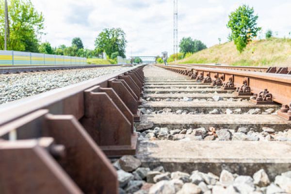 Rails et balastre